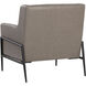 Talula Alpine Grey Leather Lounge Chair